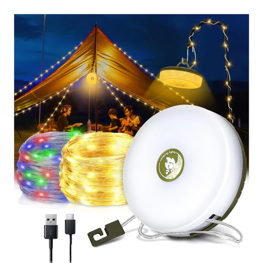 LUZ LED Para Acampar o Tu Terraza - Inalámbrica Enrollable En Cinta 10 Metros + ENVÍO GRATIS🎁