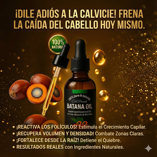 Aceite de Batana®:Crecimiento capilar, Da brillo, hidrata y fortalece | Envío Gratis 🎁